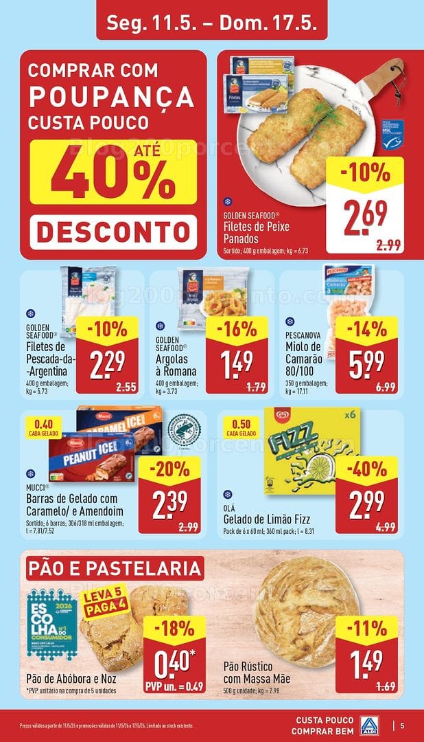 Antevisão Folheto ALDI Promoções de 11 a 17 maio